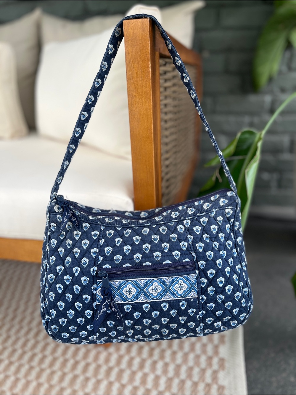 Vera Bradley Nantucket Navy Hobo bag